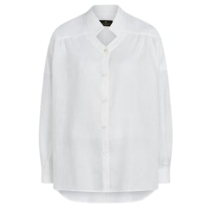 Belstaff vit Maeve linneskjorta