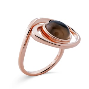 Orphelia Dames 925 Sterling Zilveren Ring - Roze ZR-7495