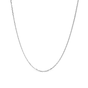 Luxenter ketting, luxenter 925 sterling zilveren ketting met gerhodineerde afwerking