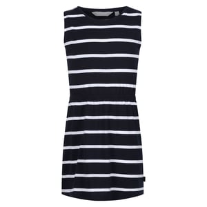 Regatta Meisjes Beylina Stripe Jurk (Marine / Wit)