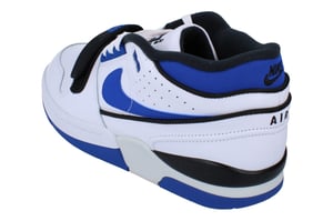 Nike Air Force Blå Detalj Vita Sneakers