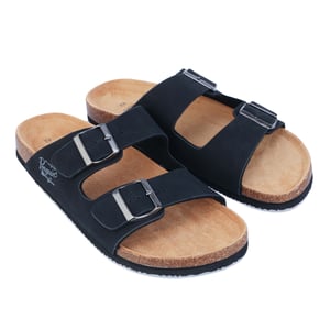 Men's Original Penguin Port Buckle Sandal in Black