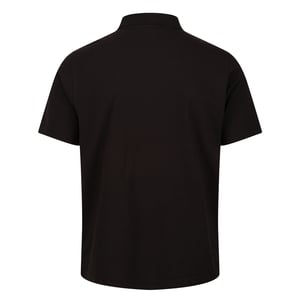 Regatta Mens Pro 65/35 Kortärmad Polotröja (Svart)