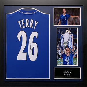 All Star Signings John Terry Signed Shirt Multi Colourin Multi Colour