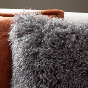 furn. Rowan Faux Fur Cushion Cover