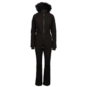 Womens/Ladies Valene DLX Ski Suit (Black)
