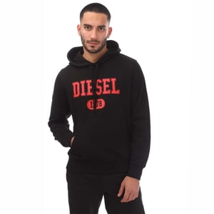 Diesel 1978 Vet Merk Logo Wit Hoodie