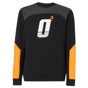 Oakley Lange Mouw Crew Neck Heren Zwart Racing Team Top 472544 02E