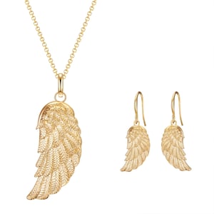 Rafaela Donata Female Brass Set (Necklace + Earring)