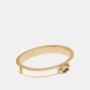 Push C Hinged Bangle