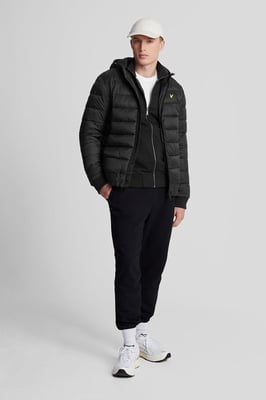 Gevoerde Jas Jet Black