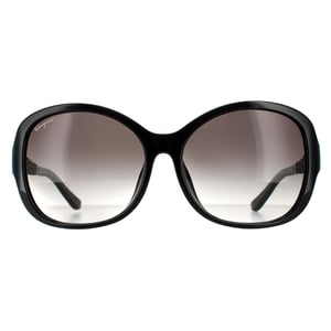 Salvatore Ferragamo zonnebril SF744SLA 001 Zwart grijze gradiënt