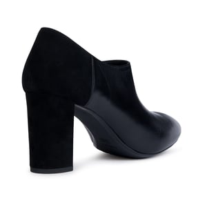 Geox D PHEBY Leather Women's Black Heels