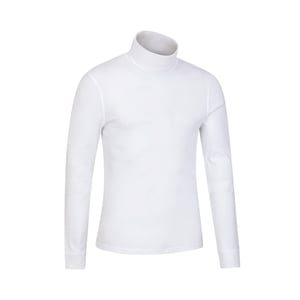 Mountain Warehouse Heren Meribel Katoenen Thermo Top (Wit)
