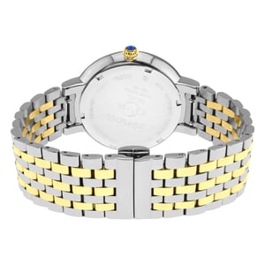 GV2 Women's Genoa SS silver Case, White MOP Dial, Two tone Stainless Steel Watch