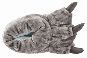 Kids Novelty 3D Monster Feet Plsh Slippers | Gift for Children - Grey