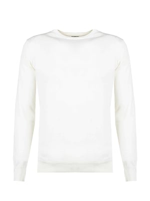 Xagon Man Pullover C-ringad Herr Off-White