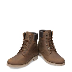 Panama Jack 03 Ladies Boots Brown Waterproof Leather Lace up Hiking Ankle Chukka