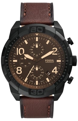 Fossil Bronson herenhorloge Bruin FS5875