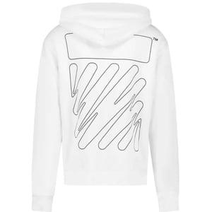 Off-White Diag Wave Outline White Hoodie