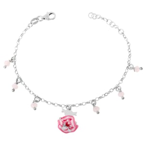 Orphelia 'Cute' Child's 925 Sterling Silver Set: Bracelet + Earrings - Silver SET-7133