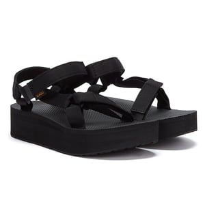 Teva Womens Flatform Universal Sandalen Zwart