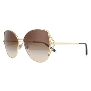 Tiffany solglasögon TF3072 60213B Pale Gold Brown Gradient