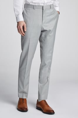 Antila Cool Grey Semi Plain Trousers