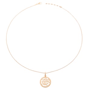 Orphelia 'Fiore' Dames 925 Sterling Zilveren Ketting met Hanger - Roze ZH-7079/1