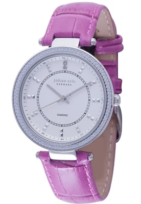 Johan eric: ballrup women's silver watch..