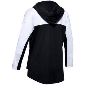 Under Armour Girls Favourite Jersey Hoodie Taped Jumper 1351675 001