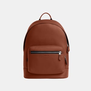 West Backpack in Pebbled Leather Bag