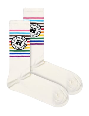 Happy Socks - Novelty Pride Design Socks | Great Gift - Happiness Everywhere