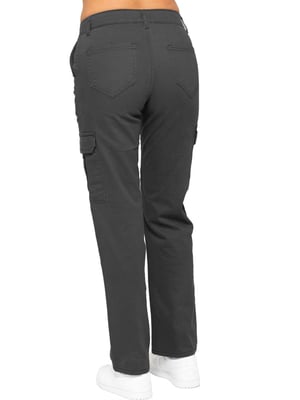 Enzo | Womens Cargo Stretch Jeans