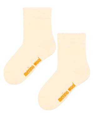 Steven - Kids Warm Merino Wool Thermal Socks - Cream