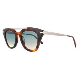 Tom Ford Solglasögon FT0575 53P Blont Havana Blå Gradient