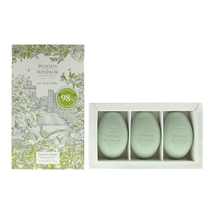 Woods Of Windsor Lily Of The Valley Luxury Soap 3 x 60g