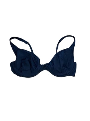 Essentials Moulded Tie Front Top Black