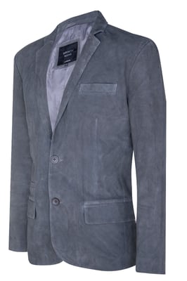 Blazer suède jas Zachte Italiaanse leren jas