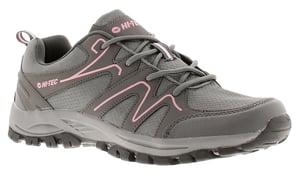 Hi-Tec Maine Polyester Dames Wandelschoenen Staal Grijs Houtskool