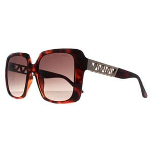 Guess Square Vrouw Donker Havana Bruin Kleurverloop GU7689
