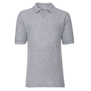 Russell Kinder/Kinder Piqué Poloshirt (Licht Oxford)