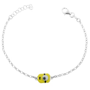 Orphelia 'Minion' Kinder 925 Zilveren Set: Ketting-Hanger + Armband - Zilver SET-7135/1