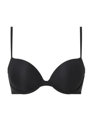 Calvin Klein Sheer Marquisette Push-Up Plunge Bra