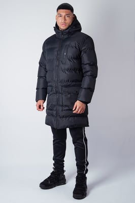 Soulstar Men's AG04 Longline Padded Puffer Jacket