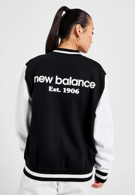 New Balance Varsity-bomberjack voor dames in zwart
