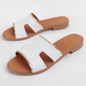 Purapiel Sandal Hacca White