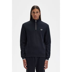 Fred Perry Mens Half Zip Sweatshirt