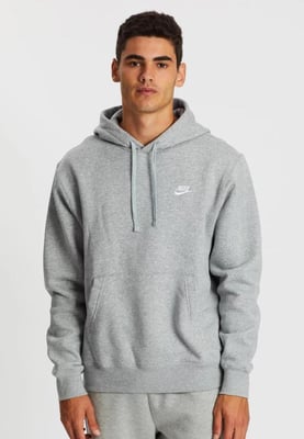 Nike Heren Sportswear Fleece Pullover Hoodie in Grijs