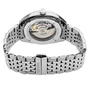 Gevril Five Points Men's 48701 Swiss Made Automatic Sellita SW200 Stainless Steel Luminous Date Watch